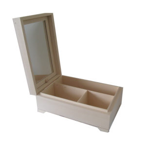 Plain Wooden Jewellery Box to decorate - craft blanks