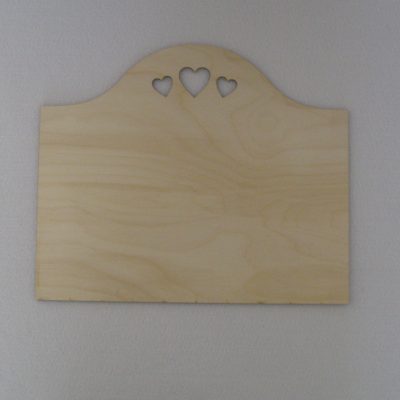 Plain Wood Craft Blank Plaques to paint & decorate - Hearts