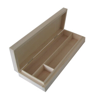 Plain Unfinished Wooden Pencil Box to decorate