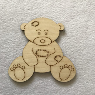 Teddy Bear Craft Shape Blank