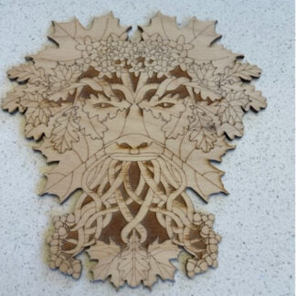 Green Man of the Woods Craft Shape Laser Cut with Detail